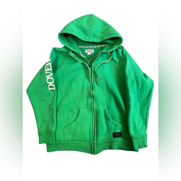 Dover Saddlery Green Hoodie Jacket, Size Medium - Picture 1 of 2